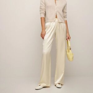 NWT Reformation Olina Silk Pants